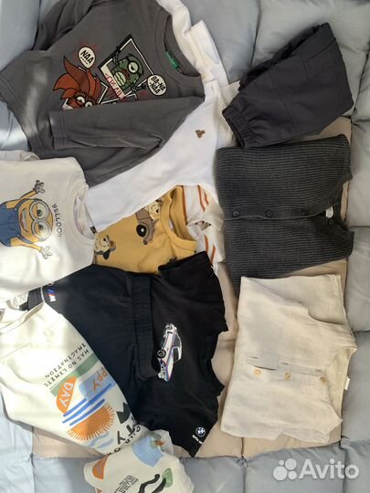 Пакет фирменных вещей на мальчика 86 92