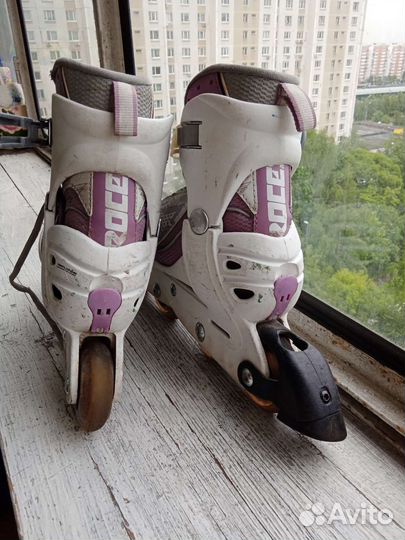 Ролики Re-action 37 р, Roces раздвижные р.30-35