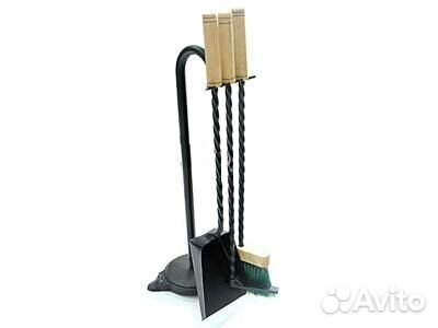 Набор печной кованный, 3 предмета, дер. ручки