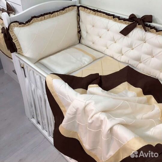 Подушки-бортики в кроватку