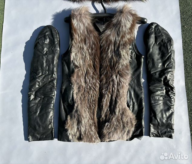 Жилетка меховая для рукоделия цена за 2 штуки