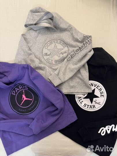 Толстовки converse и jordan