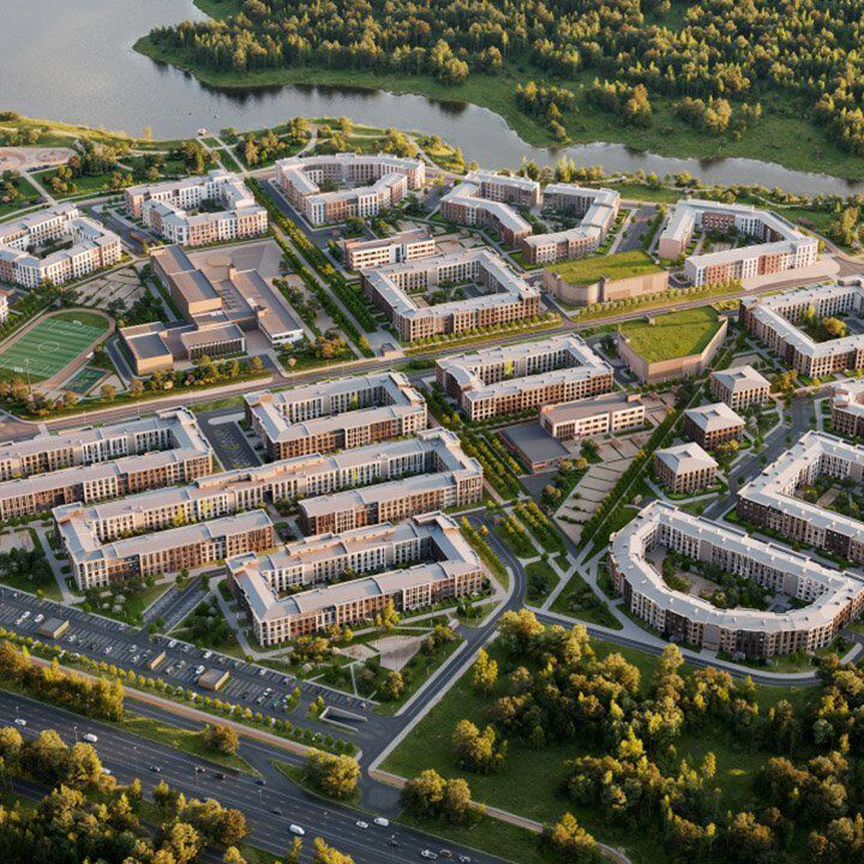 1-к. квартира, 41,4 м², 1/4 эт.