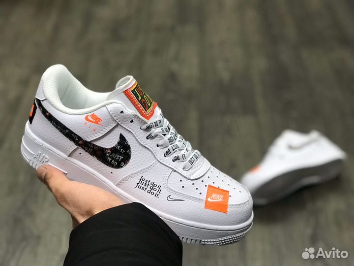 Кроссовки Nike Air Force 1 Just Do IT White