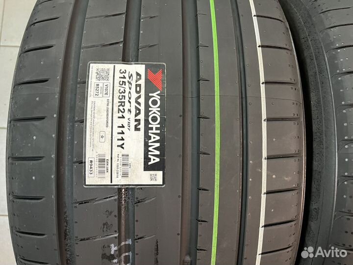 Yokohama Advan Sport V107E 275/40 R21 и 315/35 R21