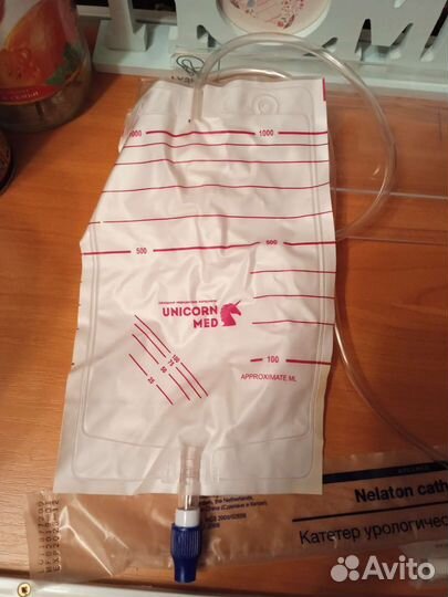 Катетер нелатона и мочеприемник