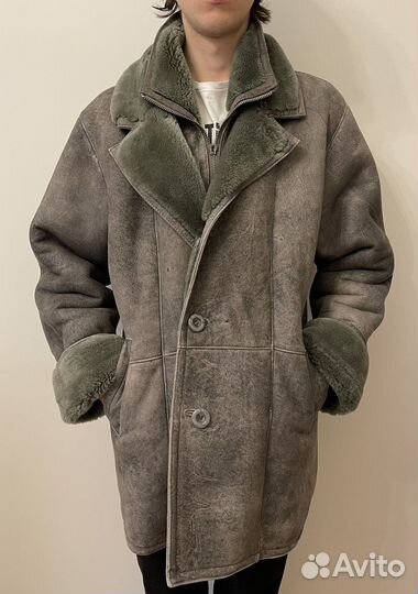 Дубленка натуральная мужская 48 50 размер