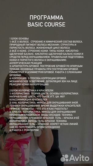 Базовое обучение бровист, курс по бровям