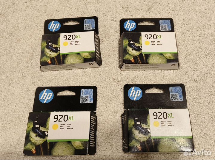 Картридж HP 920XL жёлтый/пурпурный оригинал