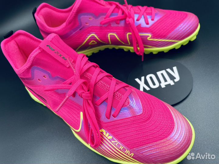 Футбольные шиповки nike air zoom pink 39-45