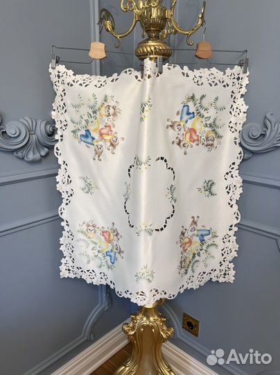 Салфетка винтажная новая 85х85