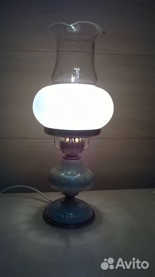 Лампа настольная винтаж