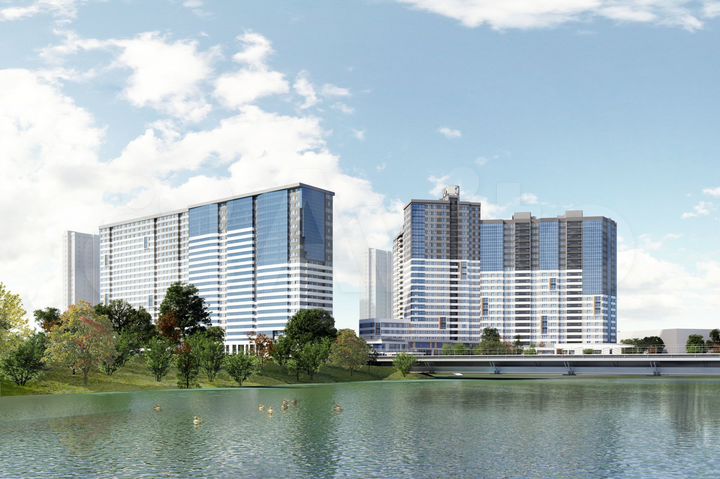 1-к. квартира, 120,4 м², 12/23 эт.