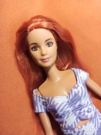 Кукла Барби йога рыжая