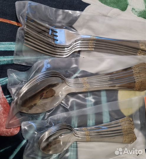 Набор столовый новый