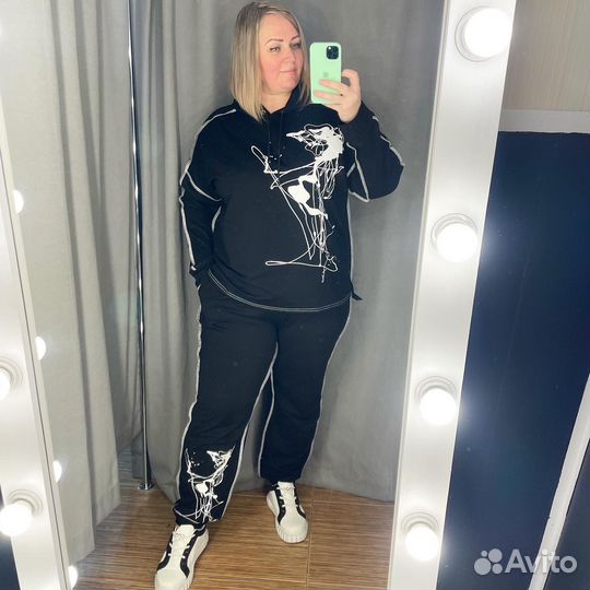 Спортивный костюм большой размер