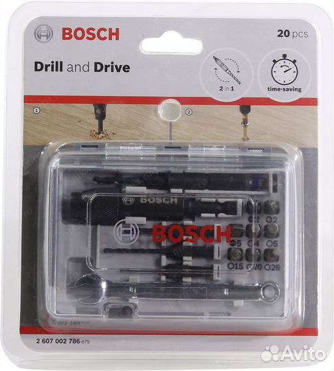 Набор для зенковки Bosch Drill and Drive 260700278