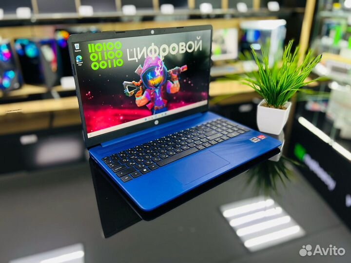 Мощный ноутбук IPS Ryzen 5-5500U/DDR4-8/SSD-256