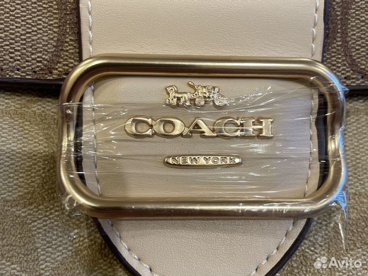 Сумка женская Coach новая, натуральная кожа