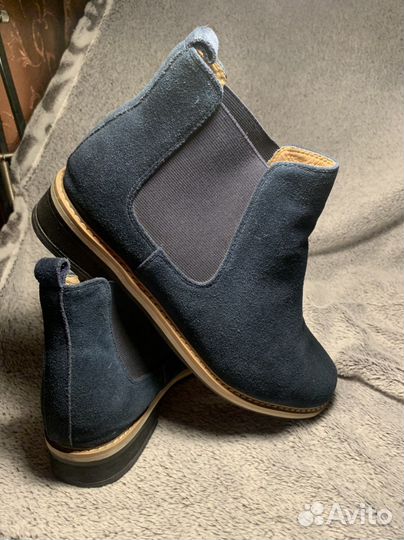Полуботинки / челси осенние замшевые 40р