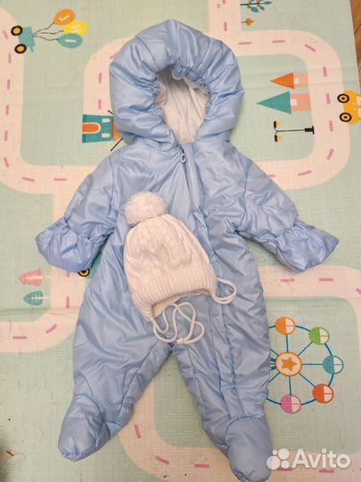 Конверт на выписку зимний для мальчика