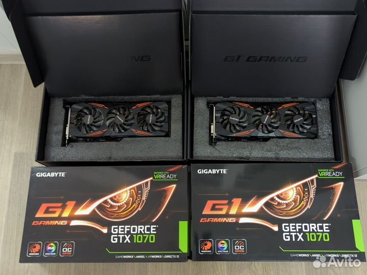 Видеокарта gigabyte GeForce GTX 1070 G1 gaming 8GB