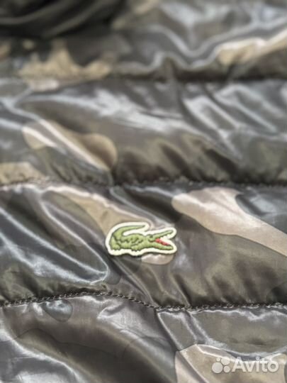 Микропуховик lacoste x supreme