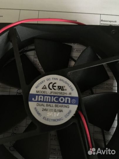 Вентилятор Jamicon JF0925B-2SR 24V/0,18A 3200R