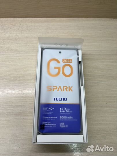 TECNO Spark Go 2024, 4/64 ГБ