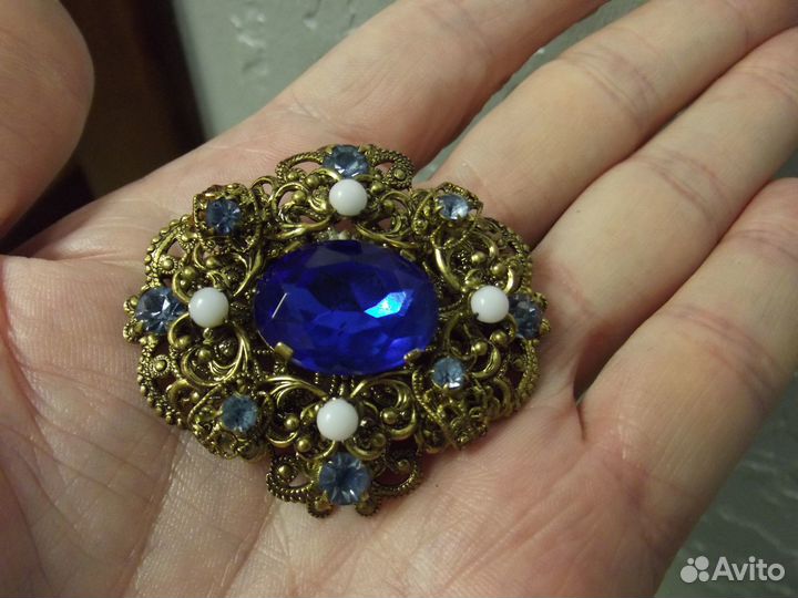 Брошь чехословакия обьемная редкая СССР