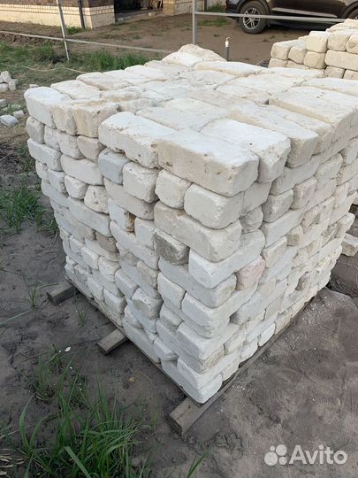 Кирпич белый силикатный бу