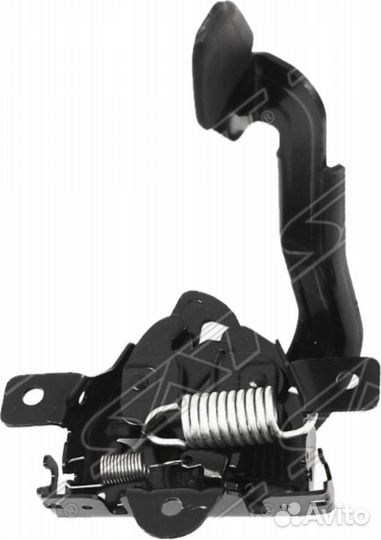 Замок капота Хендай Солярис 1 рестайлинг 2014-2017