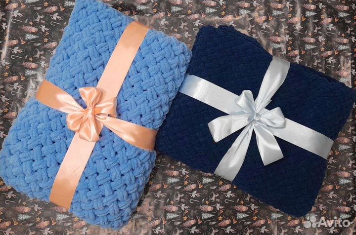 Плед ручная работа