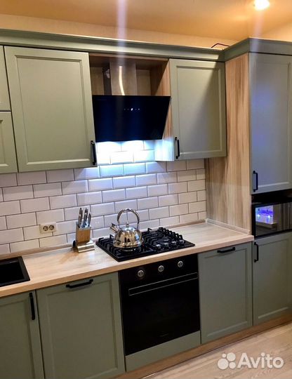 Угловая кухня с мдф фасадами