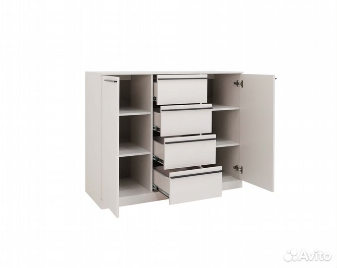 Комод с ящиками и распашными дверцами 1.2 м