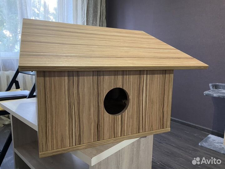 Когтеточка домик для кошки