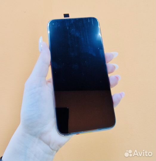 Дисплей для Huawei P40 lite оригинал в рамке