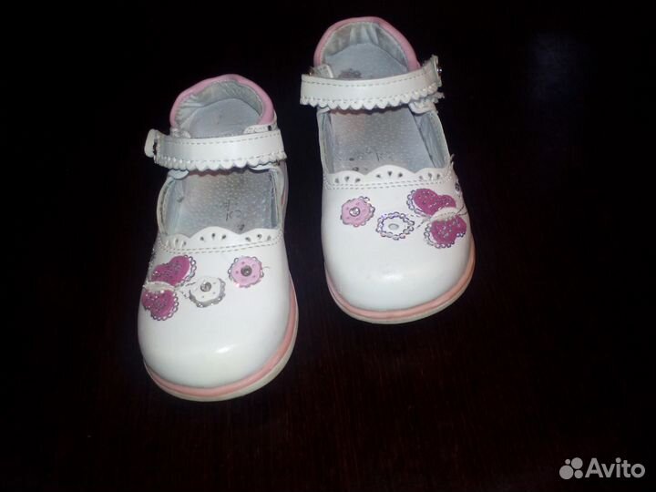 Туфельки кожаные для девочки