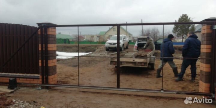 Откатные ворота Алютех