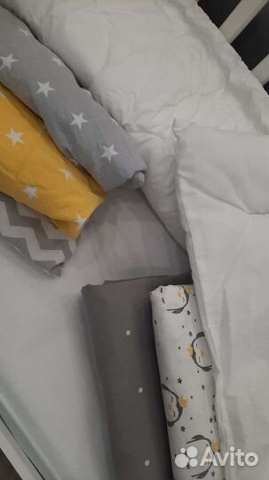 Детская кроватка IKEA сундвик + всё для кроватки