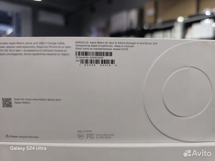 Часы apple watch SE 44mm GEN 2 (2024)