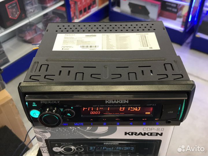 Магнитола Prology CDP-8.0 kraken