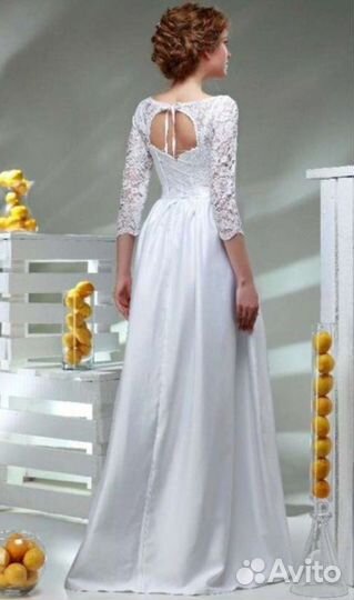Свадебное платье 42 44 новое