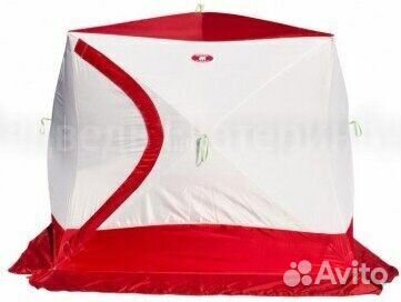 Палатка зим куб медведь h-2,00м, 2,30*2,30м, 4-х м