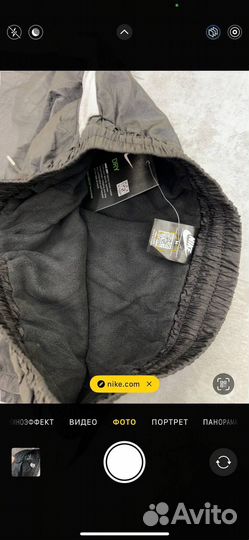 Спортивные штаны nike плащевка swoosh зима