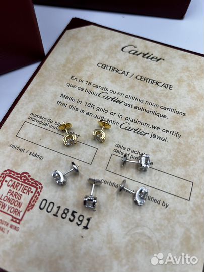 Серьги Cartier