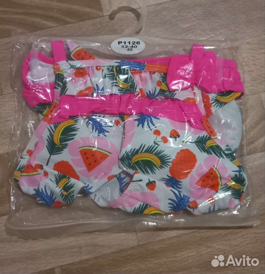 Купальник для девочки раздельный 140