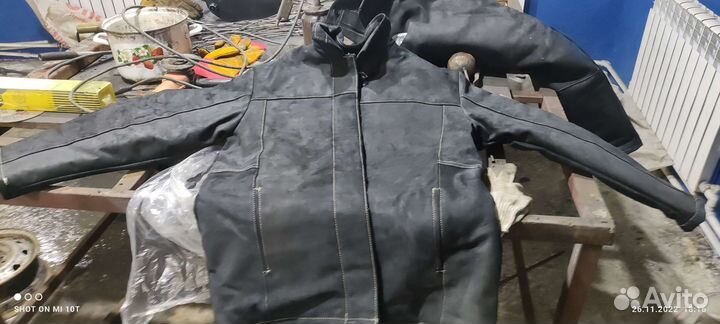 Сварочная зимняя спилковая спецодежда