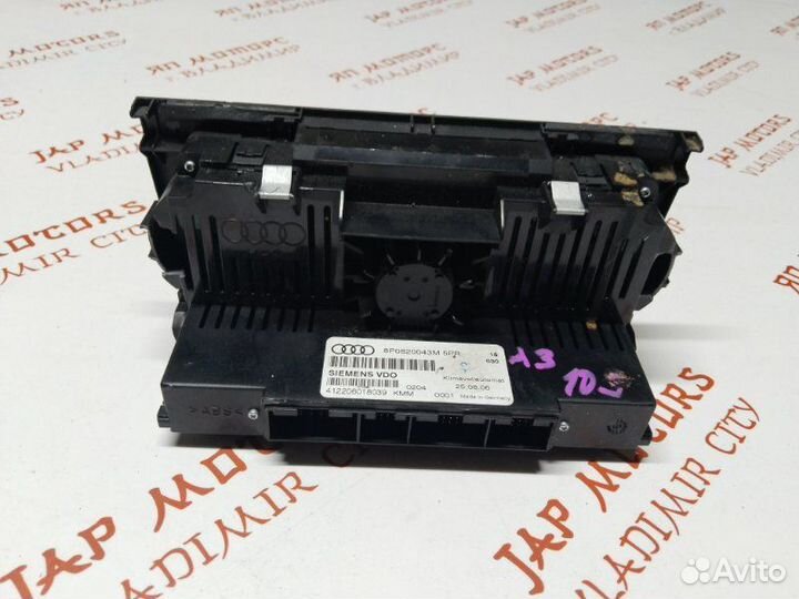 Блок управления климат-контролем Audi A3 8P BSE