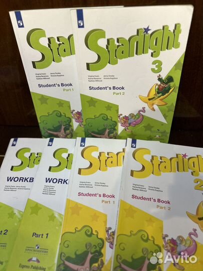 Учебники английского языка starlight 2,3 класс